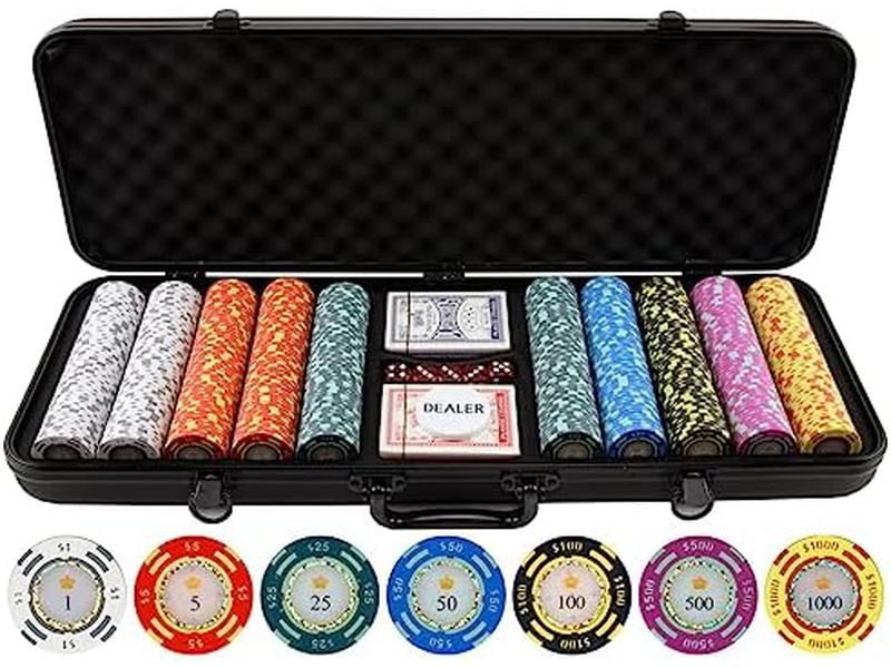 13.5 Gram Poker Chips - Clay Poker Chips Set 