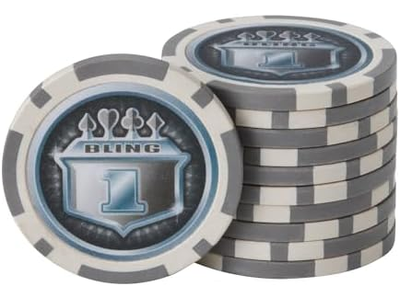 13.5 Gram Texas Hold 'em Clay Poker Chip Set with Aluminum Case