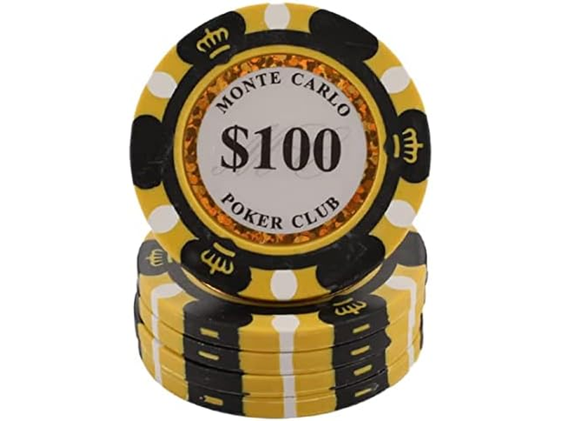 25PCS Poker Chips Set Gambling Chips