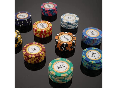 25PCS Poker Chips Set Gambling Chips