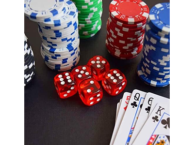 300 pcs Casino Chip Poker Set in Aluminum Case for Texas Holdem Blackjack