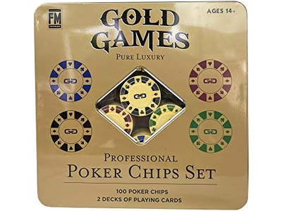 Gold Games Professional Poker Chips Set