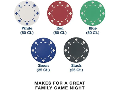 Poker Set with Wood Carousel Case for Casino Party